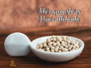 Boabe de piper alb