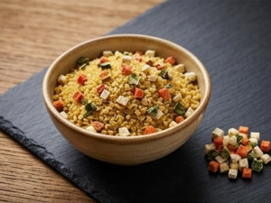 Garnitură de bulgur cu legume